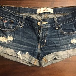 Hollister Darkwash Denim Shorts